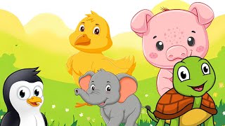 Animal Sounds Song| Cartoons For Kids| English nursery rhyme | 1289L5