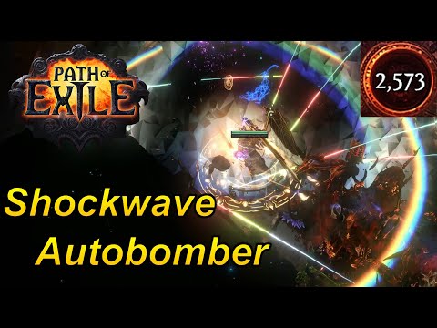 [3.26] Insane Shockwave Melee Autobomber (Massive AoE!) - Path of Exile Fastest build