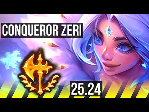 ZERI & Nautilus vs YUNARA & Senna (ADC) | Conqueror | KR Grandmaster | 25.24