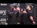 Derrick Lewis and Tai Tuivasa Face Off At Press Conference | UFC 271 | MMA Fighting