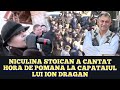 Niculina Stoican In Tears At Ion Dragan S Funeral She Sang The Charity Dance