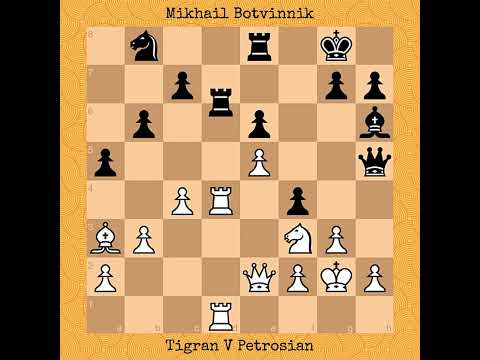 Tigran V Petrosian vs Mikhail Botvinnik | World Championship Match, 1963 #chess #chessgame