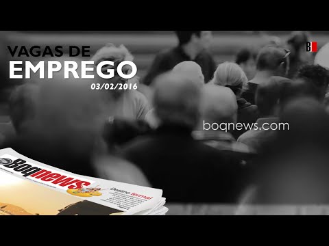 Vagas de Emprego 03/02/2016