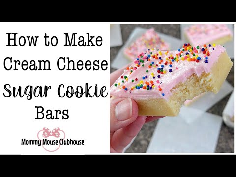 Cream Cheese Sugar Cookie Bars