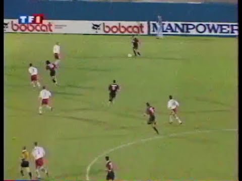 NICE - GUINGAMP-1-2     (TOUS LES BUTS : DIVISION 1 : SAISON 1996-1997)