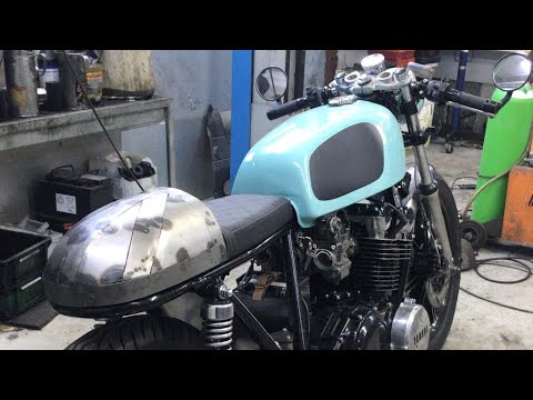 Making a removable cafe racer hump - timelapse - Part 1