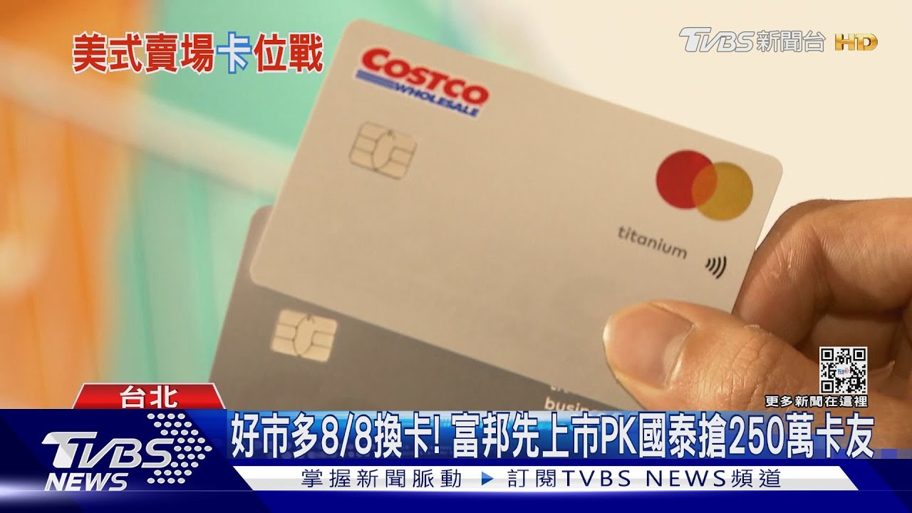 富邦「好市多」聯名卡來了! 賣場2%回饋無上限