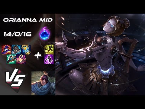 MID Orianna vs Yasuo - EU Grandmaster Patch 25.S2.4