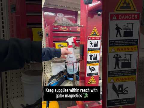 Video: Gator Magnetics Magnetic Cup Holder for Spray Bottles video thumbnail
