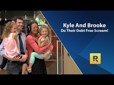 Kyle and Brooke Do Their Debt Free Scream!