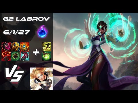G2 Esports Labrov SUPPORT Karma vs Lux - EU Challenger Patch 25.S1.5