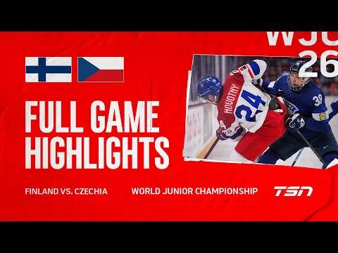 Finland vs. Czechia FULL GAME HIGHLIGHTS | 2026 World Junior Championship
