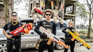 LTT Game Nerf War : Warriors SEAL X Nerf Guns Fight Criminal Group Mr Close Defender Of Territory