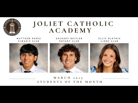 WJCA Broadcast News - March Students of the Month, 3/2025