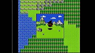 ドラゴンクエスト１（ファミコン）狩場でのんびり経験値とゴールドを貯めてるところ。