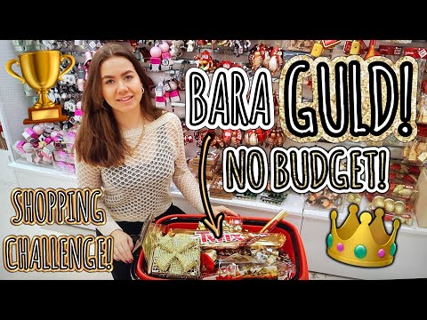 NO BUDGET *BARA GULD* SHOPPING CHALLENGE!🏆👑