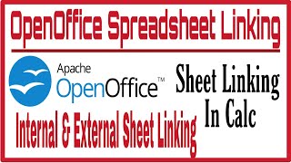 External Or Internal Linking In Open Office Calc(Spreadsheet) || Sheet Linking In Spreadsheet