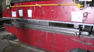 preview picture of video 'MICHIGAN: Weidman Industrial Metalworking-  Custom 16' hydraulic press brake with some tooling.'