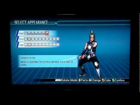 First video Dynasty Warriors 5 Empires Making a character
