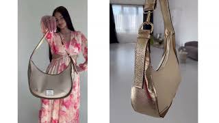 Béžová kabelka na rameno GS-3790-beige