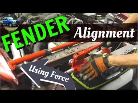 Fender and Auto Body Panel Alignment - Using Force