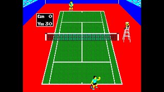 Sharp X1 Game: Nintendo Tennis (1985)