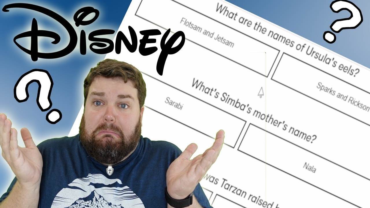 Taking the ULTIMATE DISNEY QUIZES!