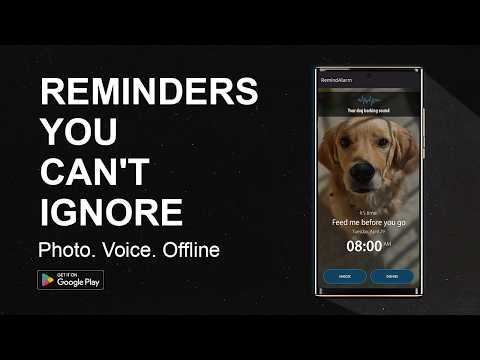 RemindAlarm: Visual Reminders
