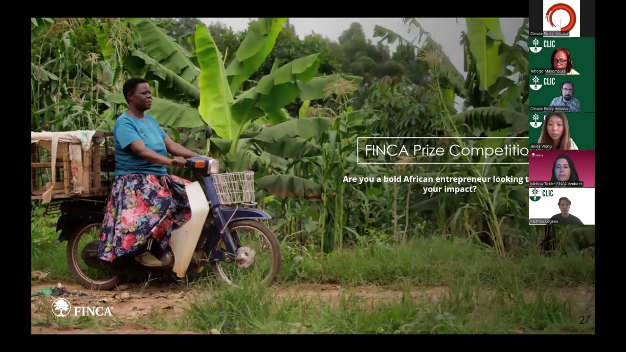 Information Session: CLIC Connector & FINCA Ventures Prize Competition