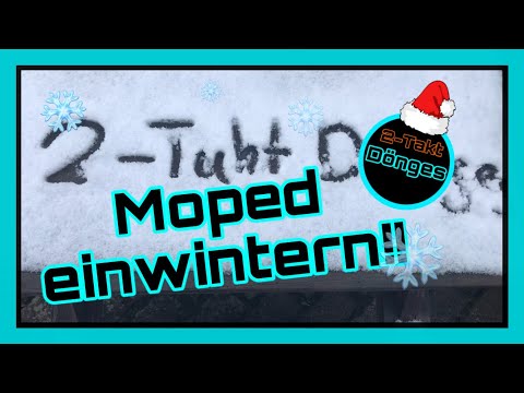 Schwalbe einwintern!!/ Moped fit machen für den Winter/ 2-TaktDönges/