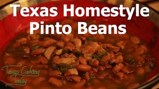 Texas Homestyle Pinto Beans Recipe Tutorial S5 Ep 506