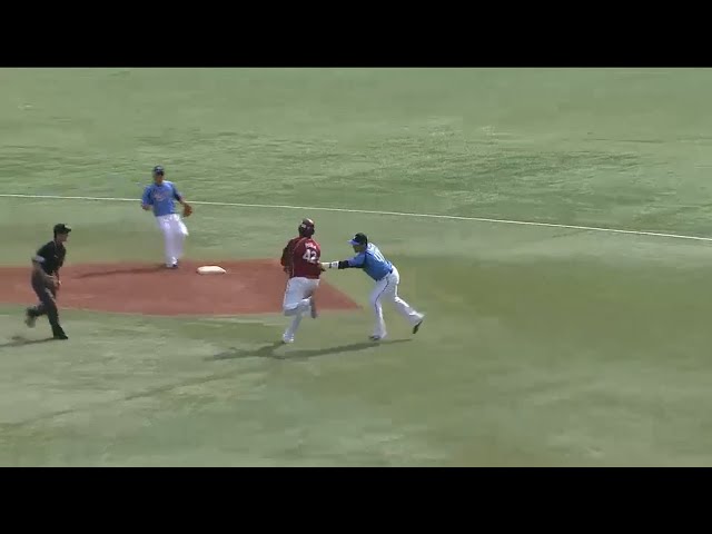 【4回表】マリーンズ・クルーズの好判断で4-4-3のダブルプレー完成 2015/9/23 M-E