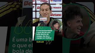 FILIPE LUÍS DESTACA PARTICIPAÇÃO DE PULGAR NA VITÓRIA DO FLAMENGO | #shorts | ge.globo
