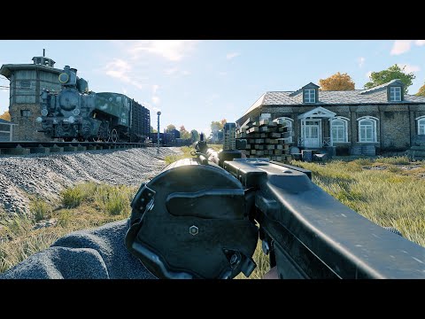 German Forces vs Soviet Forces - Maisky Forestry - Battle For Moscow [1440p 60FPS] Enlisted