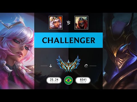 Challenger Match: Qiyana vs Zed - BR server Patch 25.24