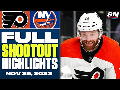 Philadelphia Flyers at New York Islanders | FULL Shootout Highlights - November 25, 2023