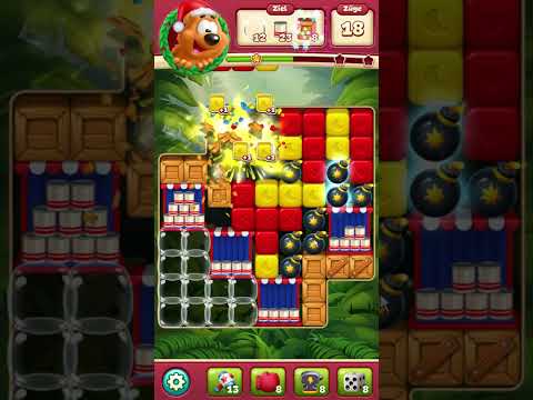 Toon Blast Level 97 no booster [Gameplay Walkthrough] optimized for smartphones [Peak]