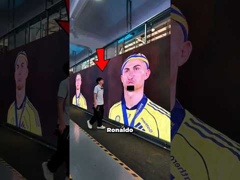 ¡Este hombre arregló la cara distorsionada de Ronaldo! 😱