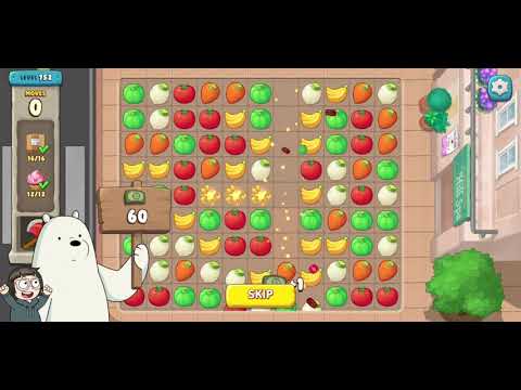 We Bare Bears Match3 Repairs Level 752 - No Boosters