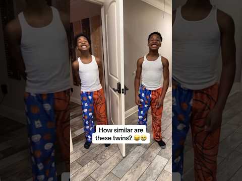 Their twin telepathy 😂