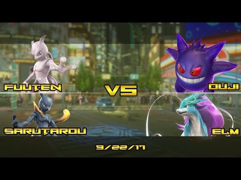 Toratawa 2on2: Fuuten & Sarutarou (M2/SM2) vs Ouji & Elm (Gengar/Suicune)