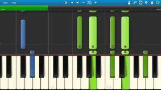 Charles Hamilton - New York Raining ft. Rita Ora - Piano Tutorial - Synthesia