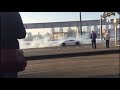 De trouwstoet op het Wilhelminaplein