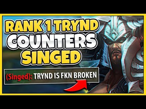#1 TRYNDAMERE WORLD EASIEST SINGED COUNTER (NEVER LOSE AGAIN) - League of Legends