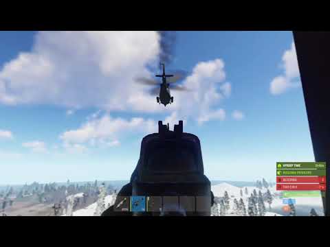 [RUST]Take down Patrol helicopter with Semi-Rifle