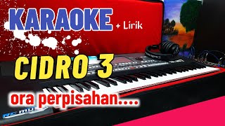 Download lagu CIDRO 3  Ora Perpisahan  [ KARAOKE ] Versi Om ADELLA mp3