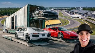 REALIZAÇÃO DE UM SONHO * LEVEI O LAMBORGHINI AVENTADOR - FERRARI 458 - PORSCHE SPYDER * 