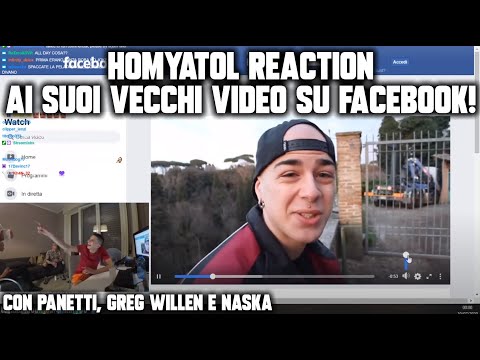 Homyatol reaction ai suoi vecchi video su Facebook!