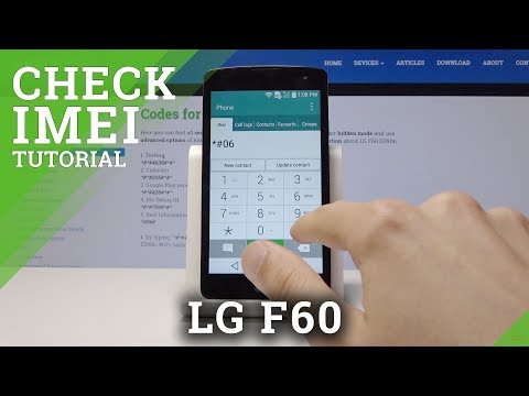 How to Locate IMEI Number in LG F60 - IMEI & Serial Number Info