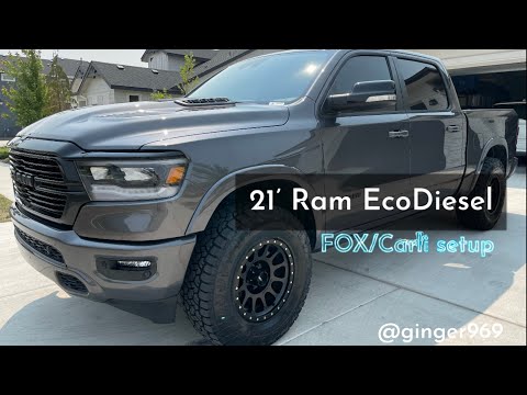 2021 Ram EcoDiesel w/ Fox 2.5 Coilovers & Carli UCA & 35” tires w/ 18” Method wheels!